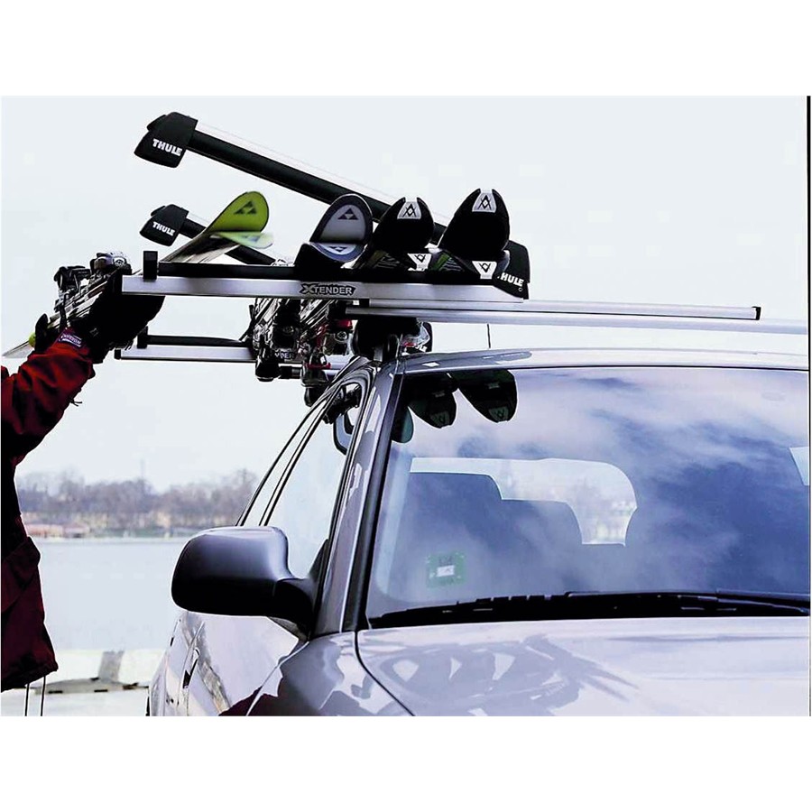 Porte-ski Et Snowboard Universel Pour Toit De Voiture - Capacité 6 Paires De Skis Ou 4 Snowboards, Marque HTTMT