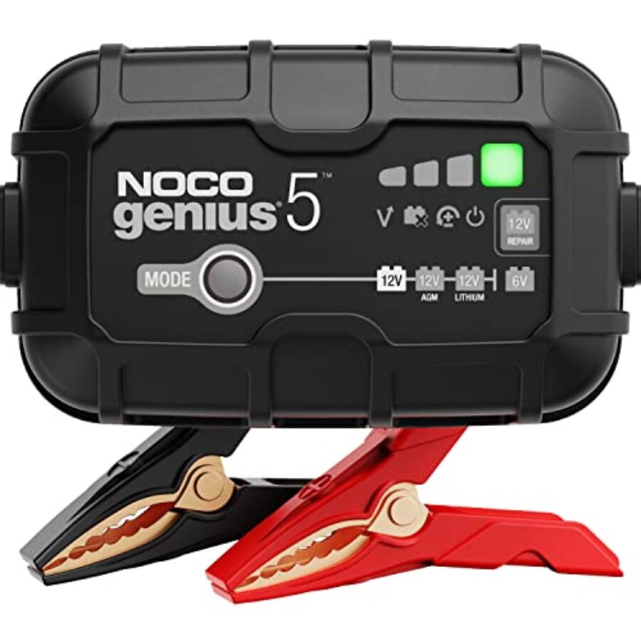 Chargeur de batterie de voiture et moto NOCO GENIUS5EU 5A, 6V et 12V