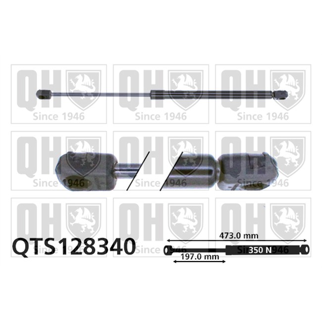 Vérin De Coffre Quinton Hazell Qts128340