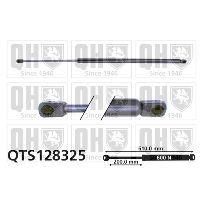 Vérin De Coffre Quinton Hazell Qts128325