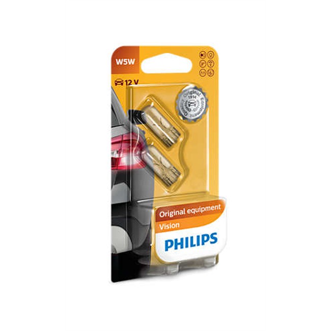 2 Ampoules Philips W5w 5 W 12 V