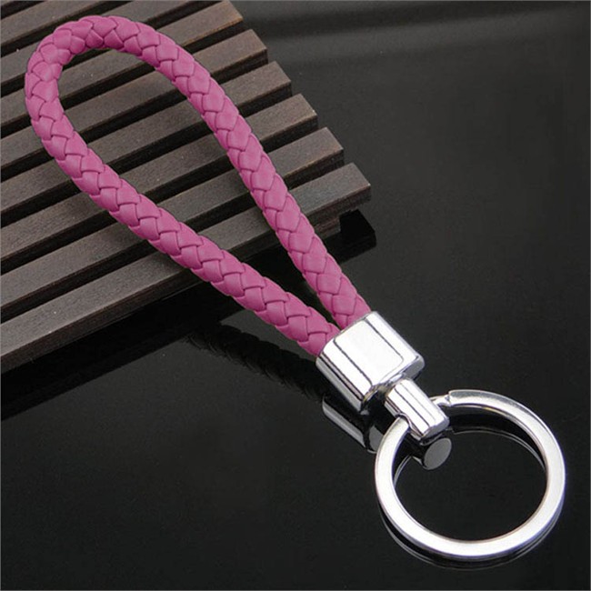 Porte-clés Tresse Fushia
