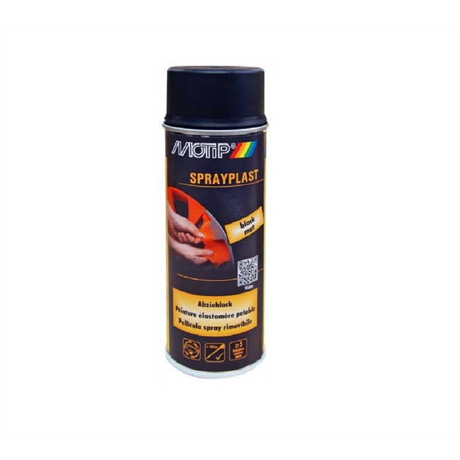 Bombe De Peinture Pelable Transparent Pour Jantes Motip Sprayplast 396571 400 Ml