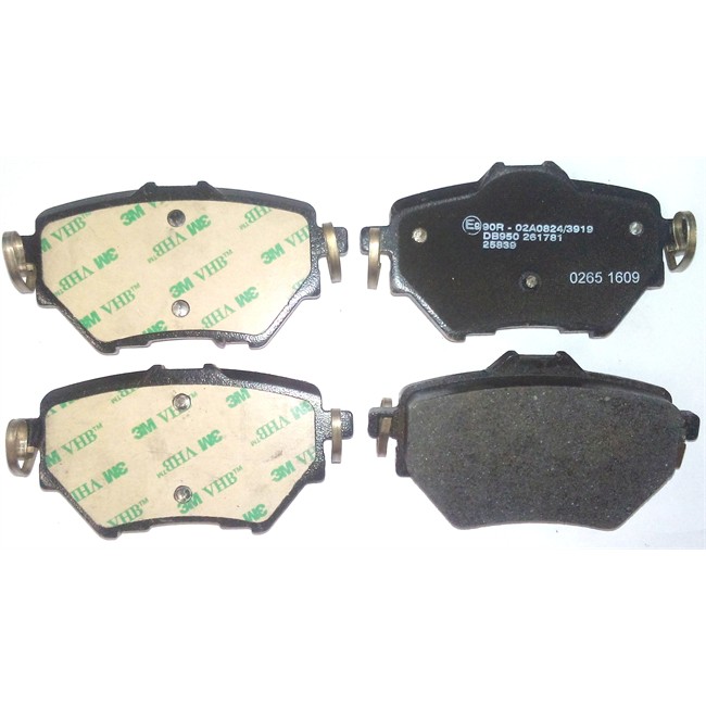 4 Plaquettes De Frein Norauto Nrp4680