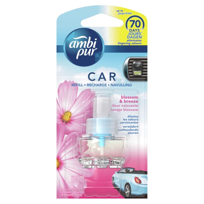 Recharge Désodorisant Voiture Ambipur Car Fleur Naissante
