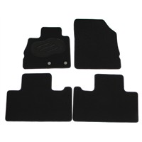 Jeu complet de tapis sur mesure noir en moquette NORAUTO