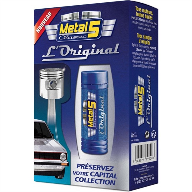 Traitement Remétallisant Moteur Metal 5 Classic 80 Ml
