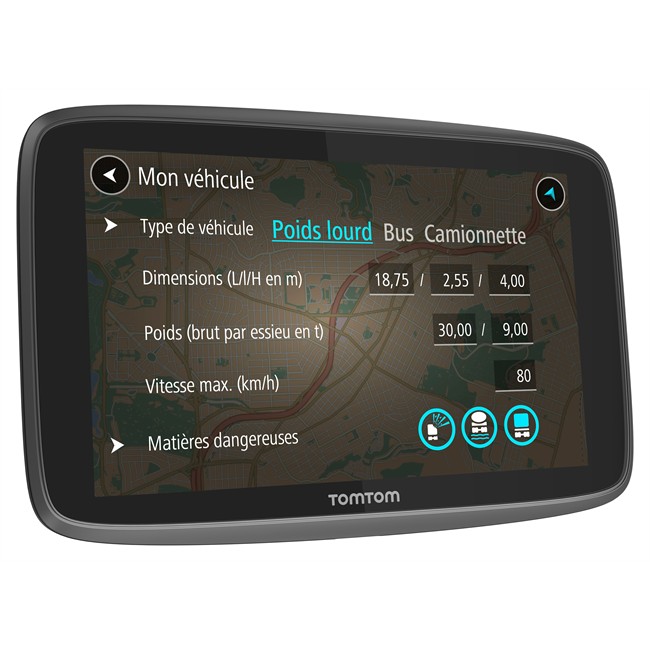 GPS camion TOMTOM Go Professional 6200 Europe 43 pays Norauto.fr