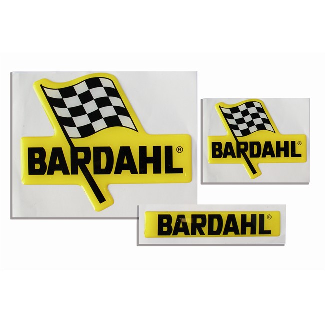3 Autocollants 3d Bardahl