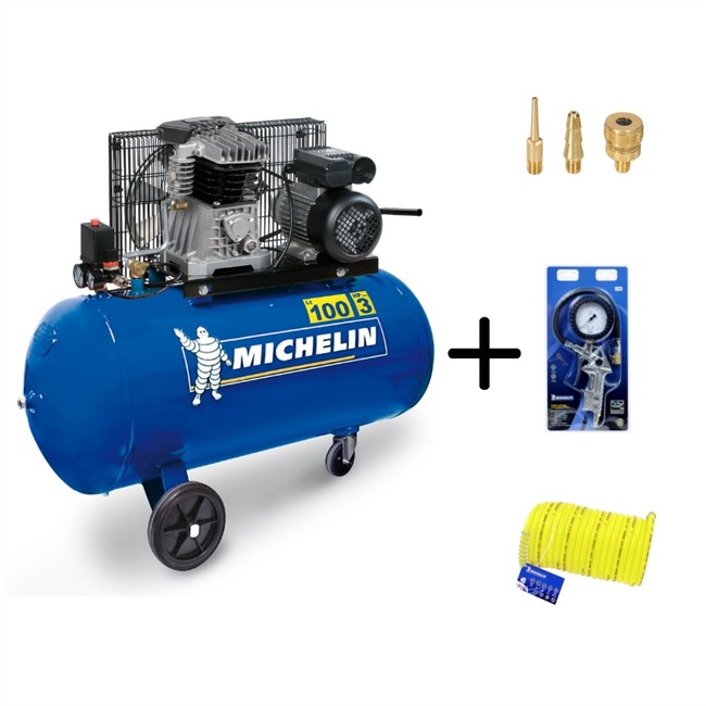 Compresseur Michelin Mb 100 + Accessoires Offert
