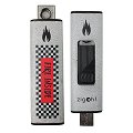 Briquet USB rechargeable argent ZIGOH