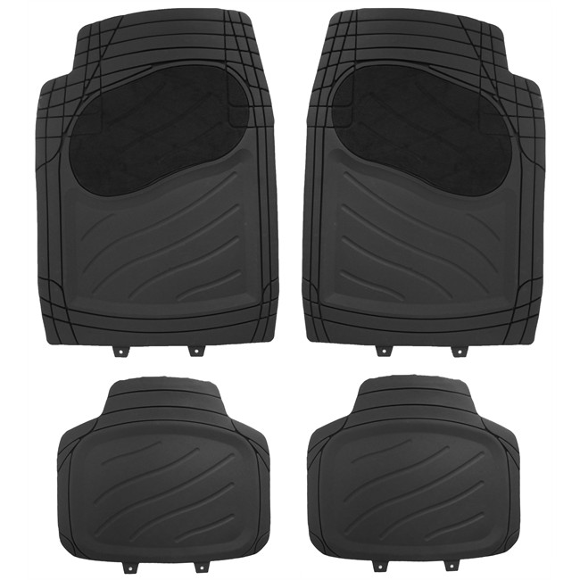 Jeu Complet De Tapis Universels Noirs En Pvc Norauto