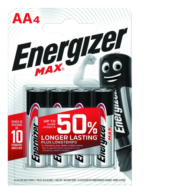 4 Piles Energizer Max Aa/lr6