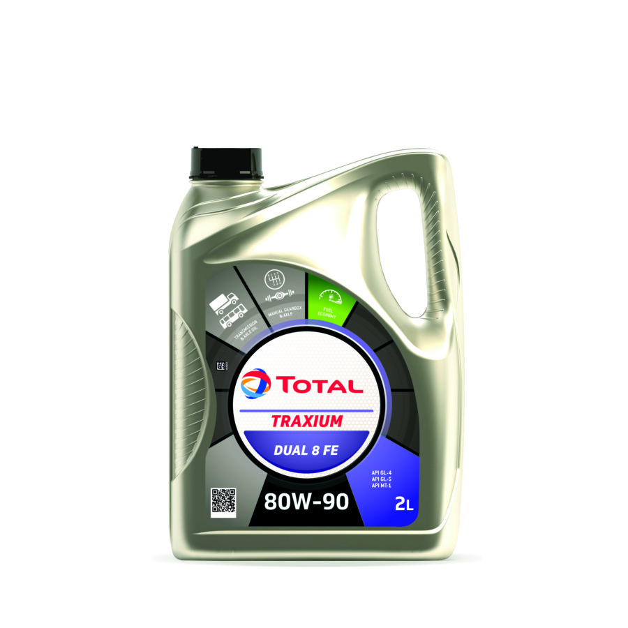 Huile de transmission TOTAL Dual 8 FE 80W90 2 L : Norauto.fr
