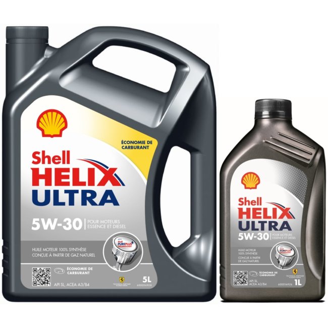 Huile Moteur Shell Helix Ultra 5w30 Essence Et Diesel 5 L + 1 L