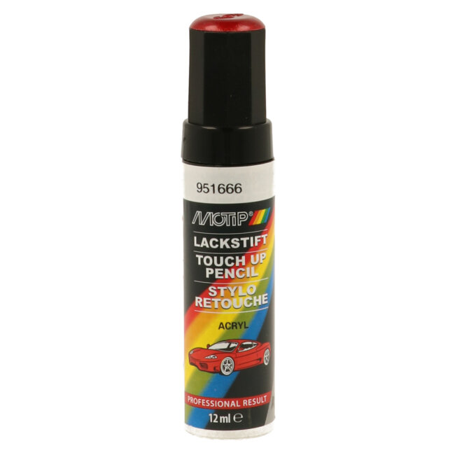 Stylo Peinture Rouge Métallisé Motip M951666 12 Ml