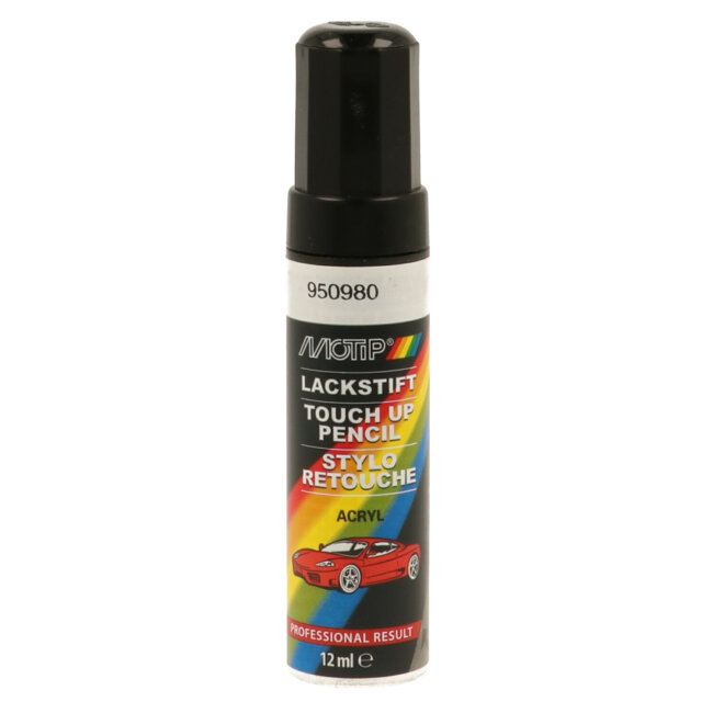 Stylo Peinture Noir Métallisé Motip M950980 12 Ml