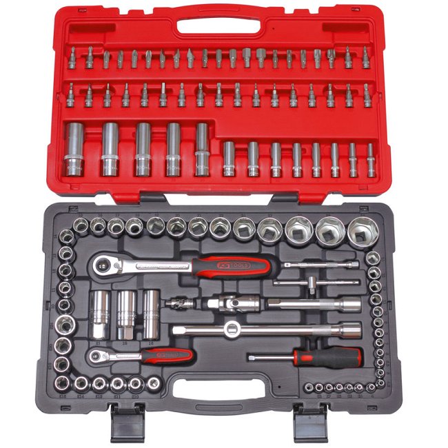 Coffret Douilles Et Accessoires 922.0711 Ultimate® Carré 1/4 Et 1/2 Ks Tools 111 Pièces