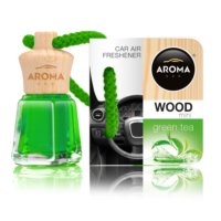 Désodorisant voiture AROMA Wood bottle senteur Green Tea 4ml