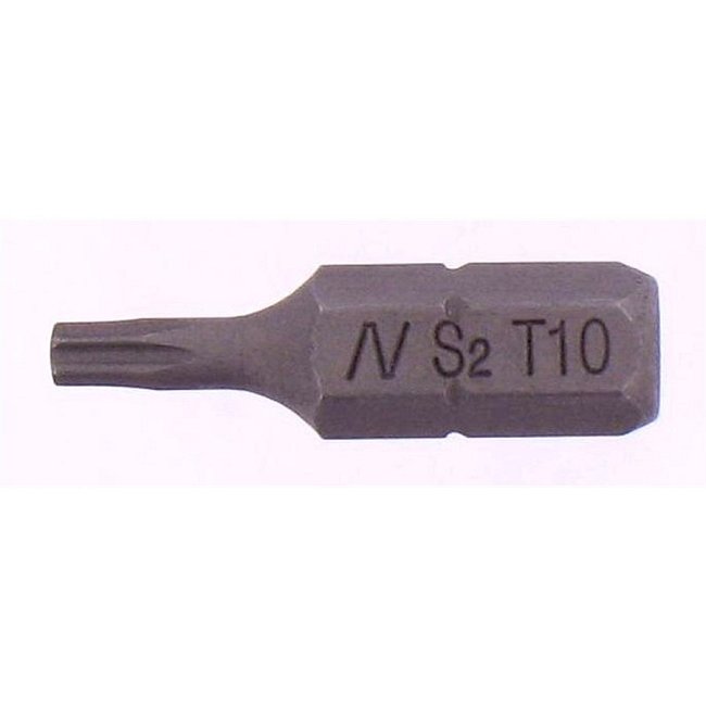 Embout 1/4 X 25mm Torx Creux T10