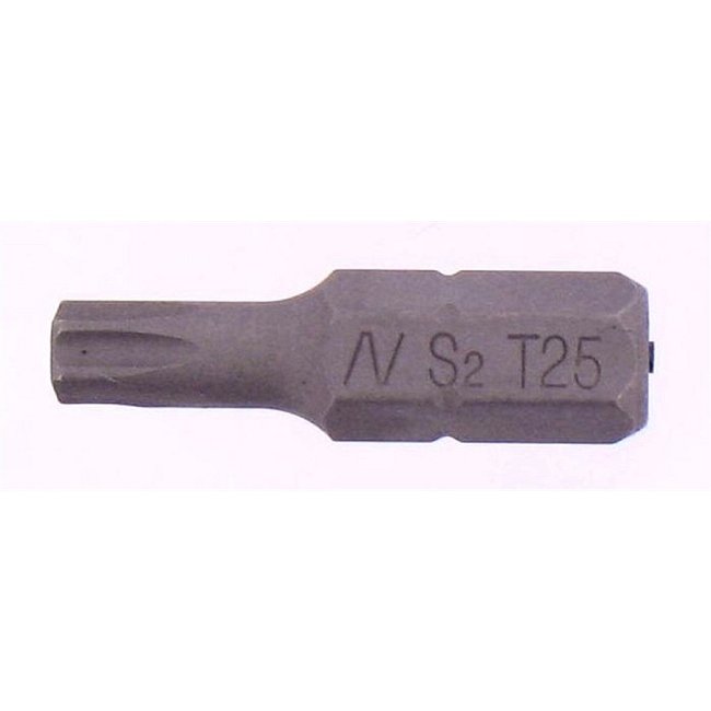 Embout 1/4 X 25mm Torx Creux T25