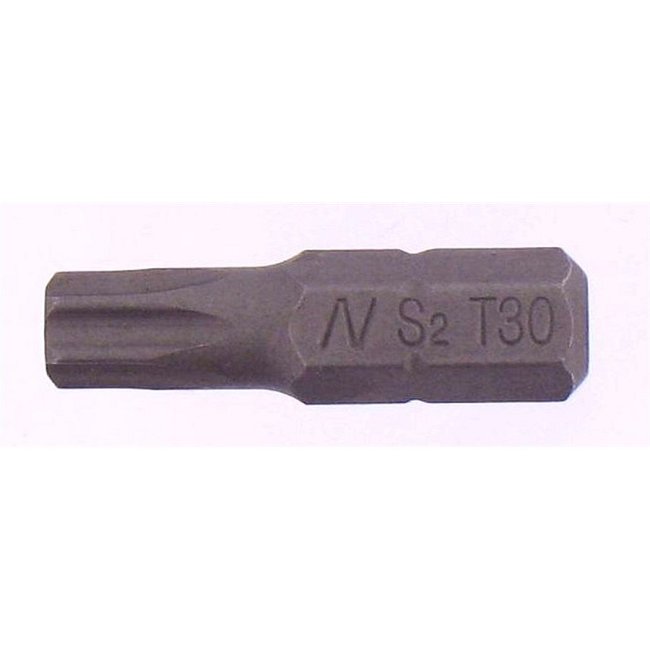 Embout 1/4 X 25mm Torx Creux T30