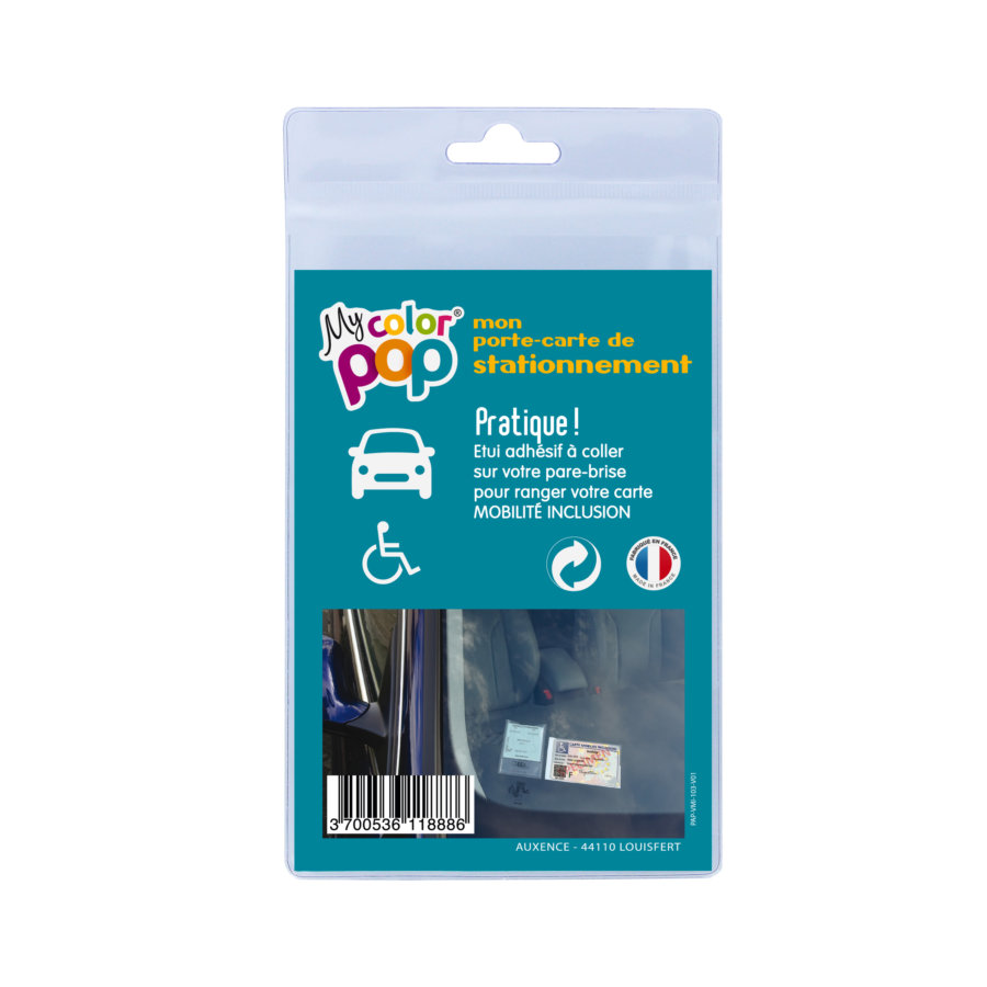 Support De Carte De Péage Universel Pour Voiture - Adhésif Amovible, Design Compact 3.5x3 Cm, Compatible ETC