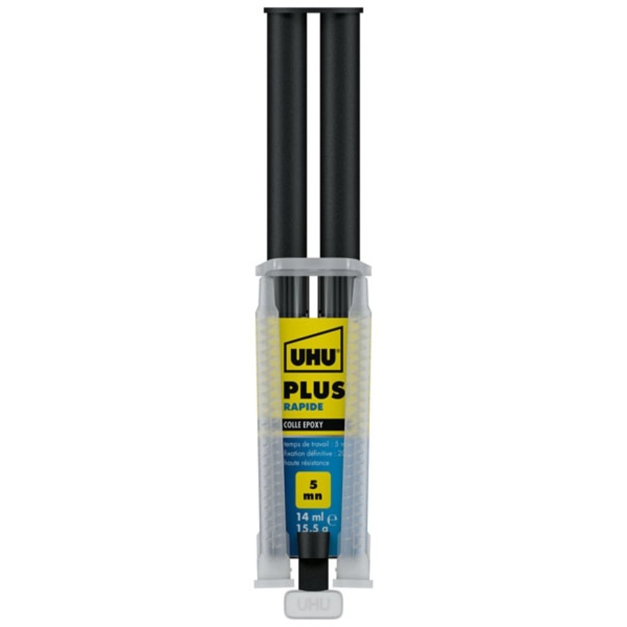 Colle expoxy rapide UHU avec seringue et mixer 15.5g