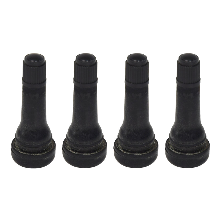 Valves TR414 L M756 Standard - Lot De 100 Pièces - En Caoutchouc Noir, Diamètre 15mm - Pour Pneus Et Chambres à Air
