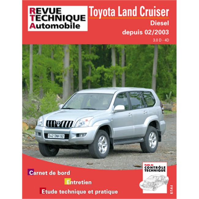 Revue Technique ETAI Toyota Land Cruiser diesel à partir de 02/03 Norauto.fr
