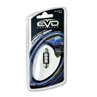 1 Ampoule LED EVO navette 36 mm Canbus/anti-erreur bleu 2.7 W 12 V