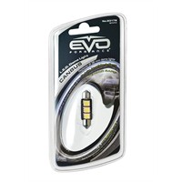 1 Ampoule LED EVO navette 36 mm Canbus/anti-erreur blanc 2.7 W 12 V
