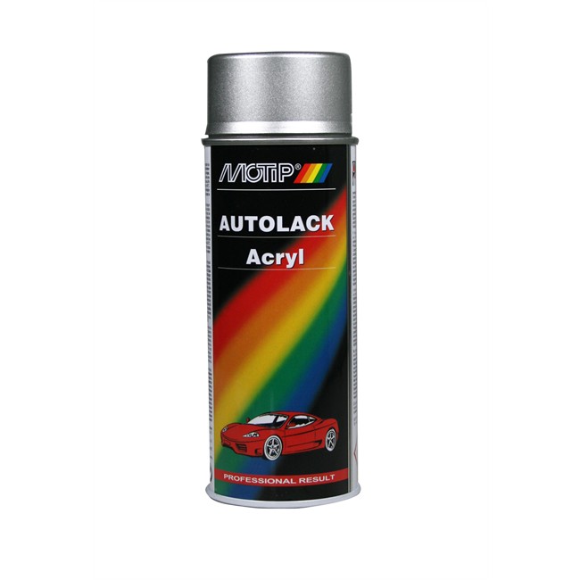 Bombe De Peinture Gris Métallisé Motip M55105 400 Ml