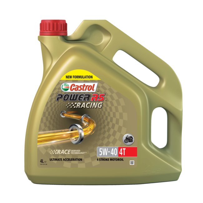 Huile 4t 2 Roues Castrol Power Rs Racing 5w40 4 L