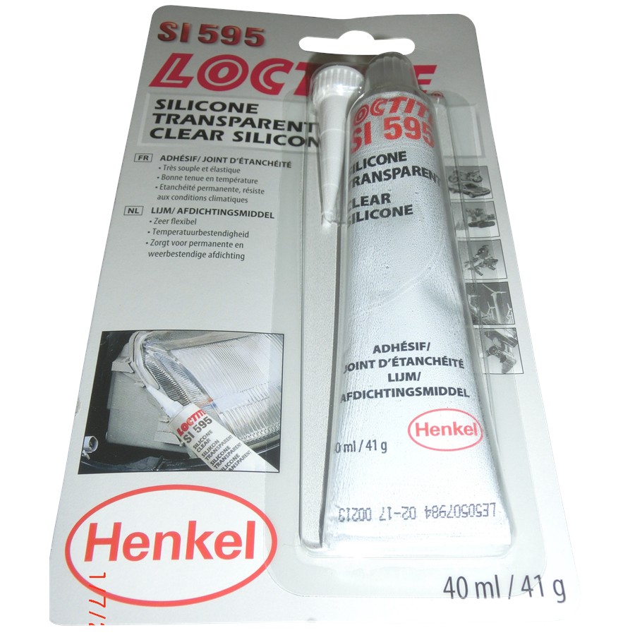 Joint silicone multi-usages transparent LOCTITE 595 40 ml