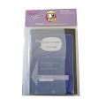 1 porte papiers voiture + constat COLORPOP gris fonc&eacute; PVC