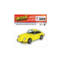 Adhésif résine PORSCHE 911 Jaune