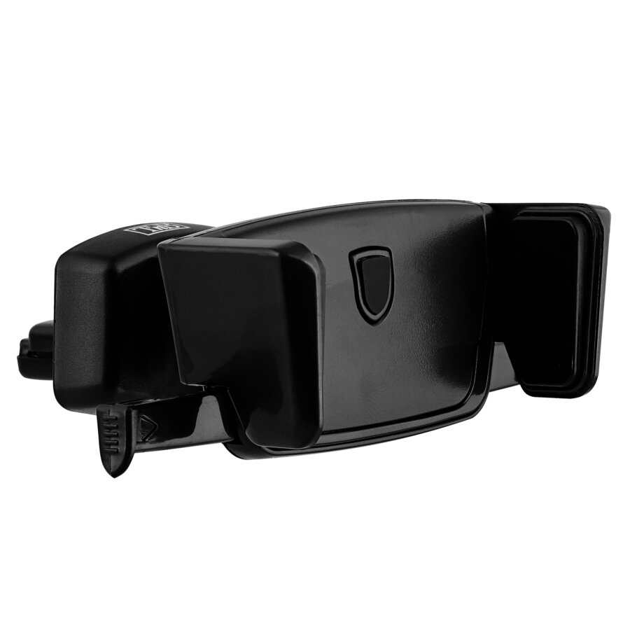 Support téléphone noir avec mâchoires automatiques TNB sur grille