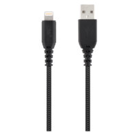 Câble USB Lightning 1.5 m noir gris TNB
