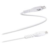 Câble Lightning/USB-C 2 m blanc renforcé TNB