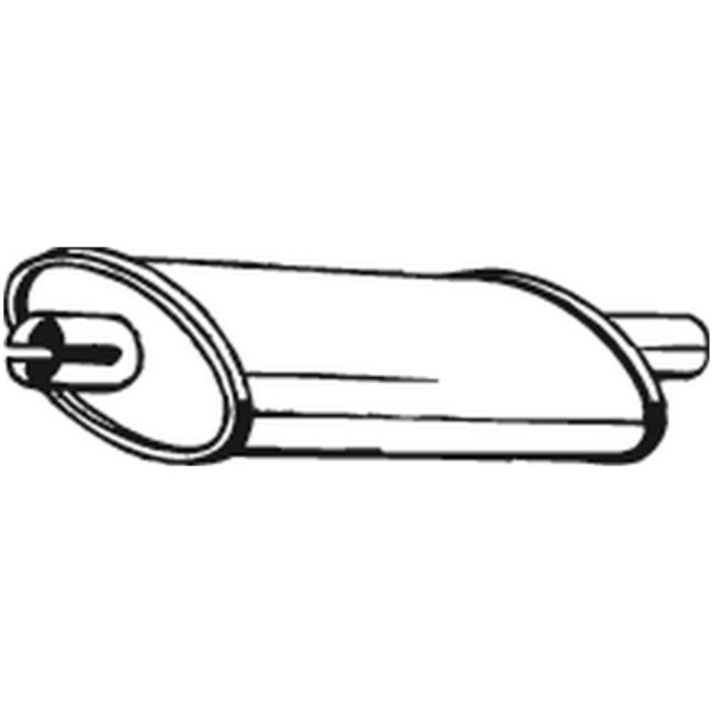 Silencieux Intermédiaire Bosal 200-957