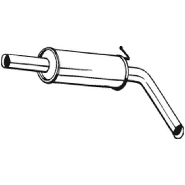 Silencieux Intermédiaire Bosal 220-107
