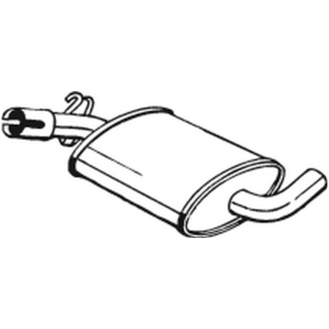 Silencieux Intermédiaire Bosal 233-407