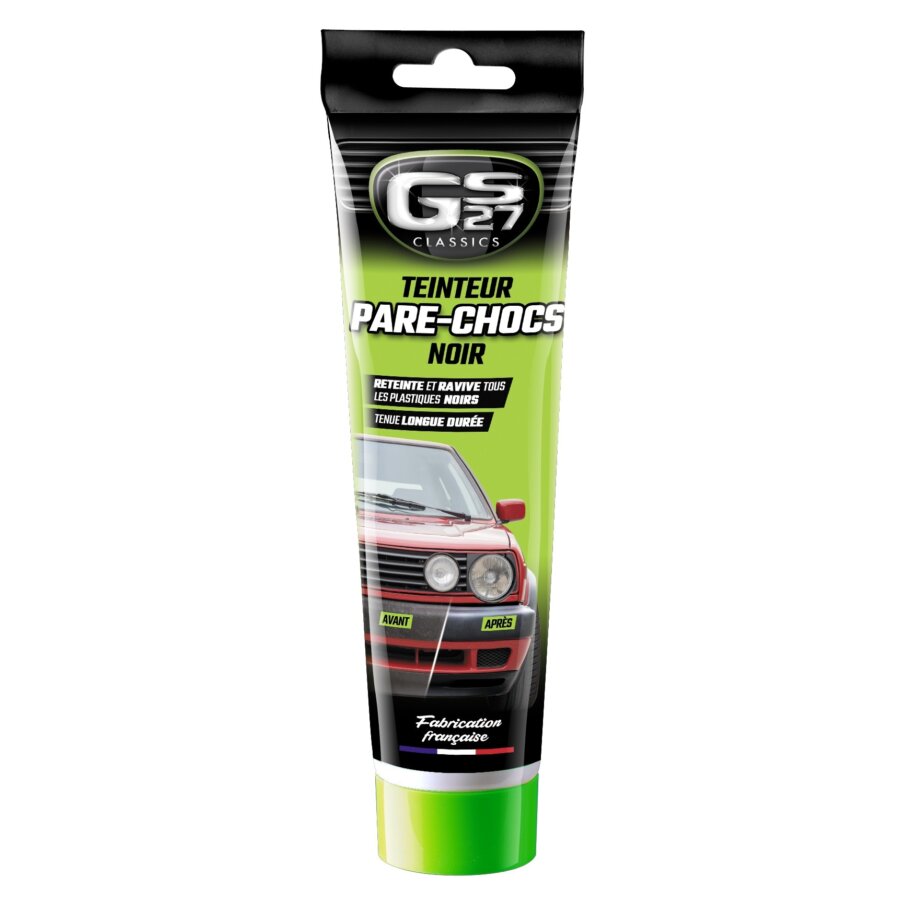 Rénovateur teinture Pare-chocs et plastiques noir GS27 150 ml