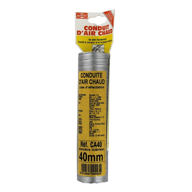 Conduit Air Chaud Autolec 40 Mm