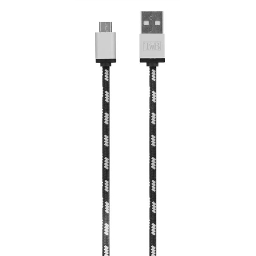 Câble USB micro USB TNB nylon blanc 2 m Norauto fr