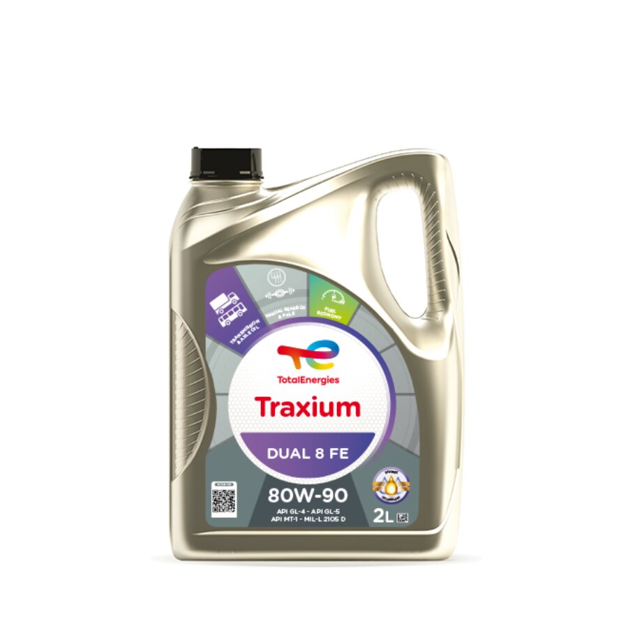 Huile de transmission TOTALENERGIES Dual 8 FE 80W90 2 L