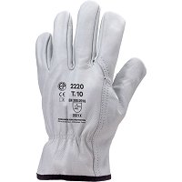 Paire de gants en fleur de vachette pour manutention taille 10