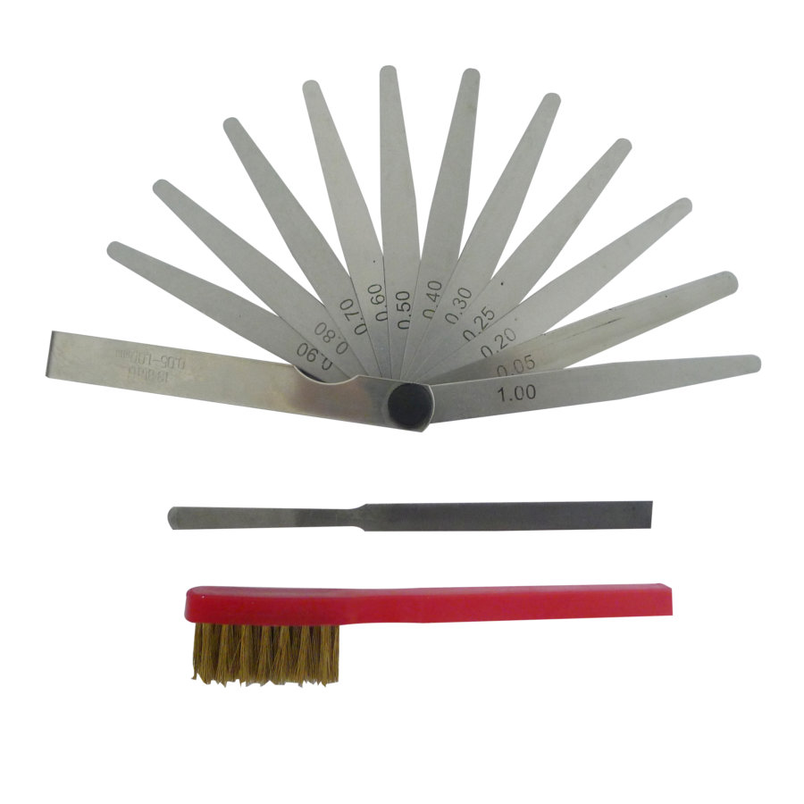 Jauge D'écartement Pour Bougies D'allumage - Feeler Gap Métrique Et Pouces, 6 Lames, Outil De Réglage