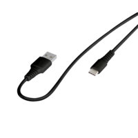 Câble noir USB 2.0 NORAUTO Type C mâle vers USB A 2.0 mâle 1 m